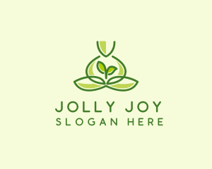 Leaf Yoga Spa logo design