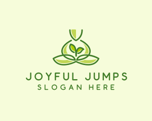 Leaf Yoga Spa logo design