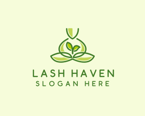 Leaf Yoga Spa logo design