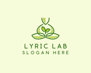 Leaf Yoga Spa logo design