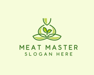 Leaf Yoga Spa logo design