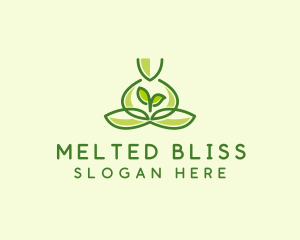 Leaf Yoga Spa logo design