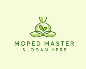 Leaf Yoga Spa logo design