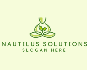 Leaf Yoga Spa logo design