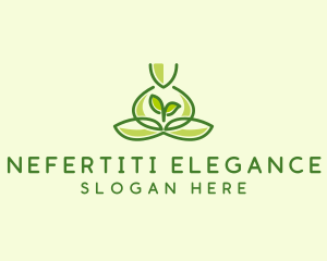 Leaf Yoga Spa logo design