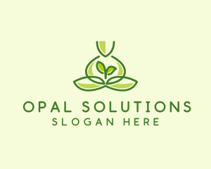 Leaf Yoga Spa logo design