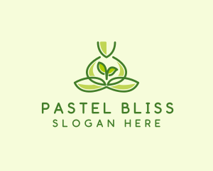 Leaf Yoga Spa logo design