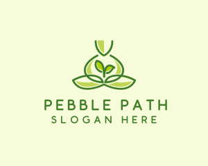 Leaf Yoga Spa logo design