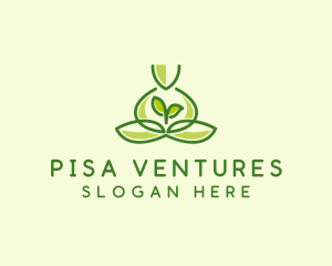 Leaf Yoga Spa logo design