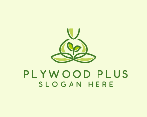 Leaf Yoga Spa logo design