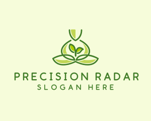 Leaf Yoga Spa logo design