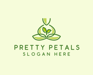 Leaf Yoga Spa logo design