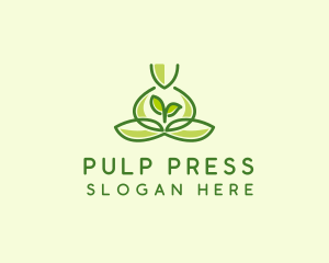 Leaf Yoga Spa logo design