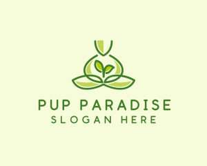 Leaf Yoga Spa logo design