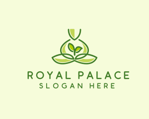 Leaf Yoga Spa logo design