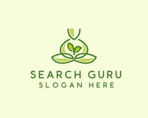 Leaf Yoga Spa logo design