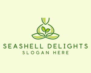 Leaf Yoga Spa logo design