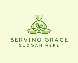 Leaf Yoga Spa logo design