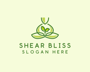 Leaf Yoga Spa logo design