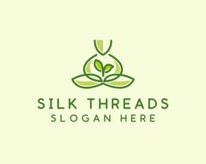 Leaf Yoga Spa logo design