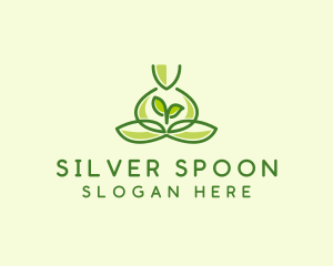 Leaf Yoga Spa logo design