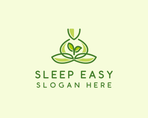 Leaf Yoga Spa logo design