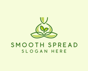 Leaf Yoga Spa logo design