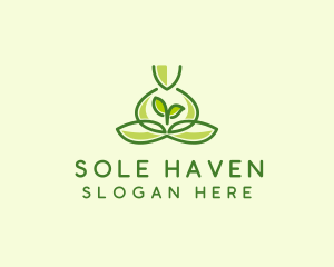 Leaf Yoga Spa logo design