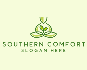 Leaf Yoga Spa logo design