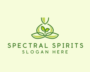 Leaf Yoga Spa logo design