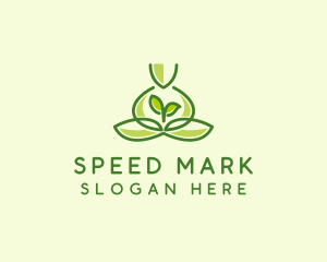 Leaf Yoga Spa logo design