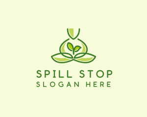 Leaf Yoga Spa logo design