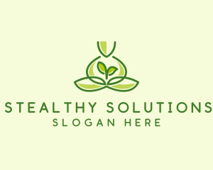 Leaf Yoga Spa logo design