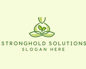 Leaf Yoga Spa logo design