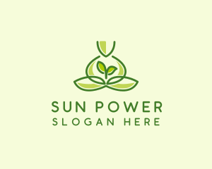 Leaf Yoga Spa logo design