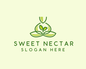 Leaf Yoga Spa logo design