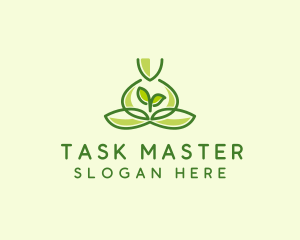 Leaf Yoga Spa logo design