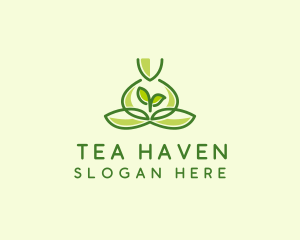 Leaf Yoga Spa logo design