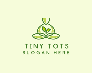 Leaf Yoga Spa logo design