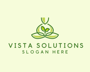 Leaf Yoga Spa logo design