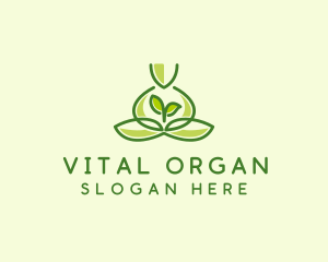 Leaf Yoga Spa logo design