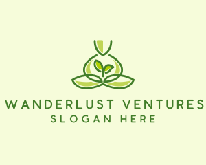 Leaf Yoga Spa logo design