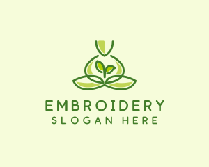 Leaf Yoga Spa logo design