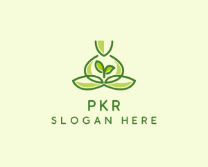 Leaf Yoga Spa logo design