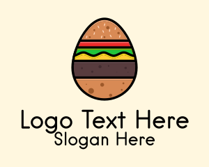 Burger Sandwich Egg Logo