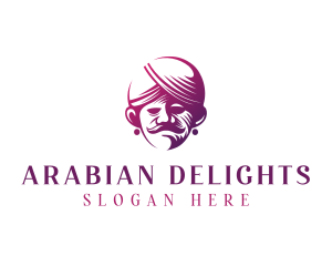 Arabic - Arabic Turban Man logo design