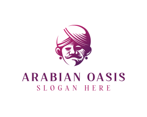 Arabian - Arabic Turban Man logo design
