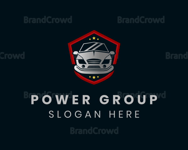 Automotive Garage Shield Logo