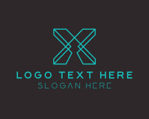 Electronic - Technology Web Developer Software logo design