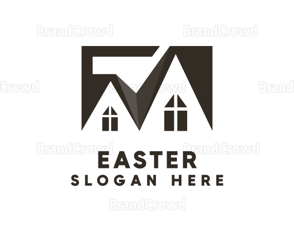 House Contractor Builder Logo